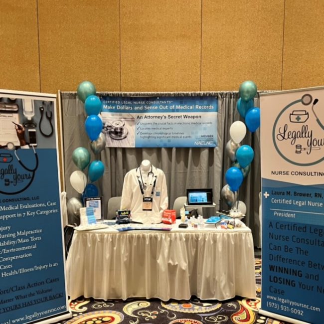 event nurse consulting booth